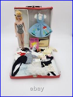 Gorgeous Vintage Blonde Ponytail Barbie #4 with Stand-Clothes-Case-Accessories