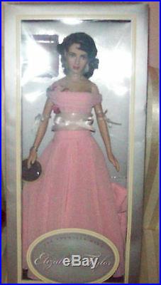 HTF ELIZABETH TAYLOR Franklin MInt Vinyl Doll NIB