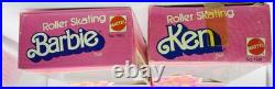 HTF Vintage ROLLER SKATING BARBIE & KEN DOLLS? Mattel 1980 Superstar Barbie Era