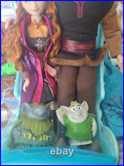 HUGE Disney Frozen Elsa Anna Olaf Kristoff 10 Dolls Collection And More Nokk