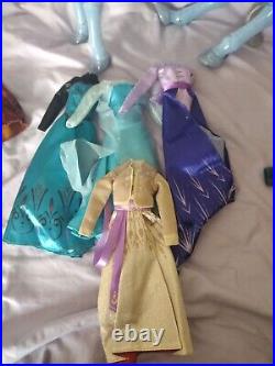 HUGE Disney Frozen Elsa Anna Olaf Kristoff 10 Dolls Collection And More Nokk