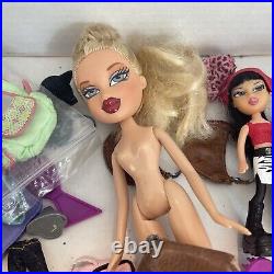 HUGE Lot Vtg. 14 2001 Girl & 2002 Boy Bratz Dolls, Shoes, Clothes & Accessories