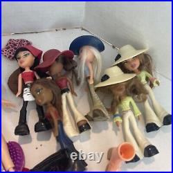 HUGE Lot Vtg. 14 2001 Girl & 2002 Boy Bratz Dolls, Shoes, Clothes & Accessories