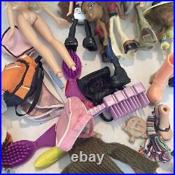 HUGE Lot Vtg. 14 2001 Girl & 2002 Boy Bratz Dolls, Shoes, Clothes & Accessories