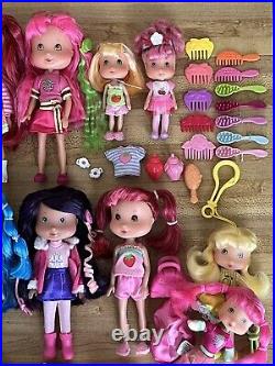 HUGE Strawberry Shortcake Playmates Doll Collection Lot 30 Scented Dolls RARE