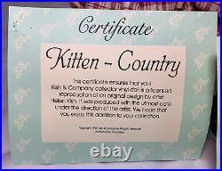 Helen Kish set pair dolls Kish & CO. Kitten-Country Kathy-Country Original COAs