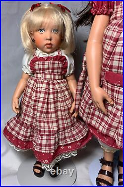 Helen Kish set pair dolls Kish & CO. Kitten-Country Kathy-Country Original COAs