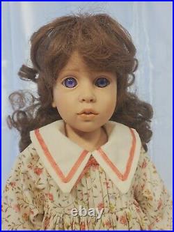 Hildegard Gunzel Erin Doll, 1990s, Mint Condition purple eyes vinyl limbs