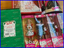 Holiday Barbie LOT Enesco 154199 20200 Christmas 18910 22967 X8271 Treat 17236 +