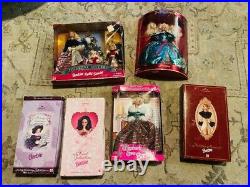 Holiday Sisters Barbie Kelly & Stacie Doll Gift Set and LOT of 5 other Barbies