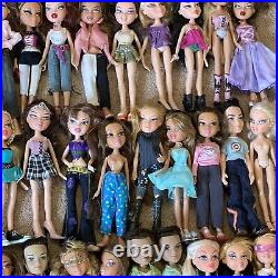 Huge Bratz Dolls Lot of 71 Dolls + Hundreds Of Accessories Clothing Shoes