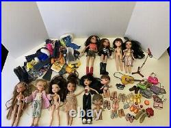 Huge Bratz Dolls MGA Lot Dolls + Clothes & Accessories Read/See Pics