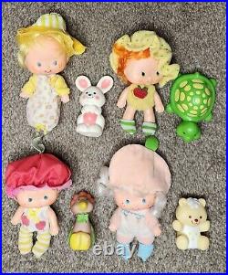 Huge Collection of vintage Kenner Strawberry Shortcake Dolls PVC Figures & More