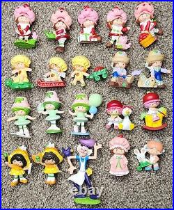 Huge Collection of vintage Kenner Strawberry Shortcake Dolls PVC Figures & More