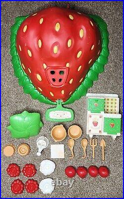 Huge Collection of vintage Kenner Strawberry Shortcake Dolls PVC Figures & More