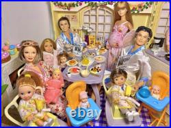 Huge Happy Family Lot Gift Set Midge Belly&Baby, Alan & Ryan, Grandparents