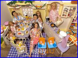 Huge Happy Family Lot Gift Set Midge Belly&Baby, Alan & Ryan, Grandparents