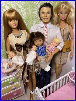Huge Happy Family Lot Gift Set Midge Belly&Baby, Alan & Ryan, Grandparents