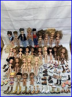 Huge Lot Of Vintage 2001 BRATZ 29 Dolls Clothing Shoes Accessories AS IS LOOK