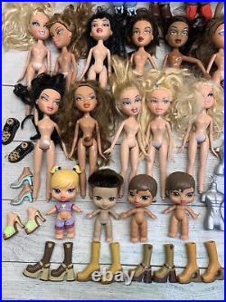 Huge Lot Of Vintage 2001 BRATZ 29 Dolls Clothing Shoes Accessories AS IS LOOK