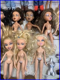 Huge Lot Of Vintage 2001 BRATZ 29 Dolls Clothing Shoes Accessories AS IS LOOK