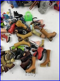 Huge MGA Bratz Dolls Lot Clothing Shoes Accessories Shopping Mall Furniture