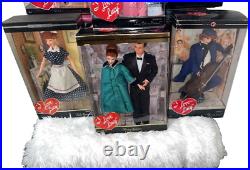 I LOVE LUCY Collector Series Doll Lot (9) With Metal Wall Decor-NIB & NIOB