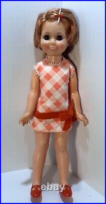 Ideal Cricket Doll 16 Crissy Grow hair Family 1970s/outfits/shoes/in Box