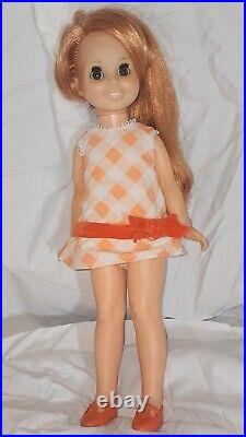 Ideal Cricket Doll 16 Crissy Grow hair Family 1970s/outfits/shoes/in Box