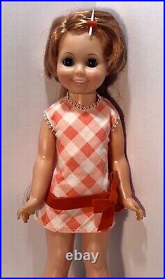 Ideal Cricket Doll 16 Crissy Grow hair Family 1970s/outfits/shoes/in Box