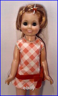 Ideal Cricket Doll 16 Crissy Grow hair Family 1970s/outfits/shoes/in Box