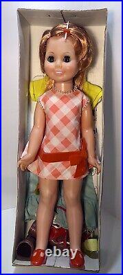 Ideal Cricket Doll 16 Crissy Grow hair Family 1970s/outfits/shoes/in Box