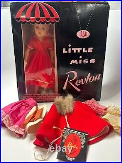 Ideal Little Miss Revlon 10.5 Doll with Case Outfits Tag Blonde Magic Touch VTG