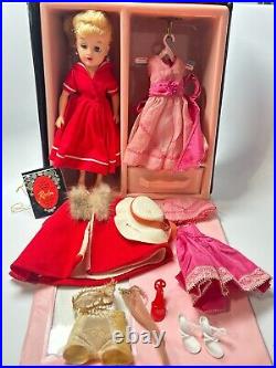 Ideal Little Miss Revlon 10.5 Doll with Case Outfits Tag Blonde Magic Touch VTG