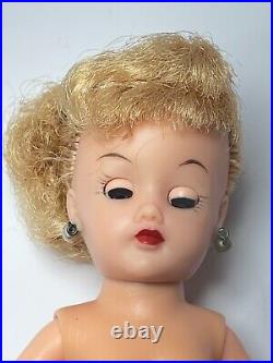 Ideal Little Miss Revlon 10.5 Doll with Case Outfits Tag Blonde Magic Touch VTG