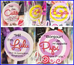 Jan McLean Designs Lot of 5 Lollipop Girls Dolls Cassie Bebe Brigette Lulu Pipi