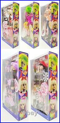 Jan McLean Designs Lot of 5 Lollipop Girls Dolls Cassie Bebe Brigette Lulu Pipi