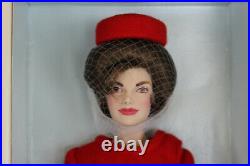 LE 200 Red Valentine Suit Outfit COA Franklin Mint Jackie Kennedy Vinyl 15 Doll