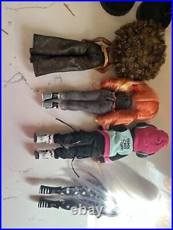 LOL OMG (6)/Rainbow High(3) Dolls Lot + Tons Of Accessories 2 Electronic Pieces