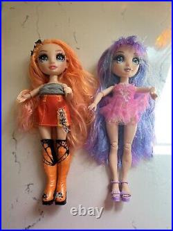 LOL OMG (6)/Rainbow High(3) Dolls Lot + Tons Of Accessories 2 Electronic Pieces
