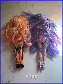 LOL OMG (6)/Rainbow High(3) Dolls Lot + Tons Of Accessories 2 Electronic Pieces
