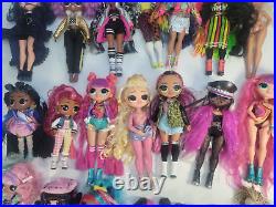 LOL OMG Doll Lot of 23 Dolls & Mixed Accessories! HUGE! Super Nice! MGA Surprise