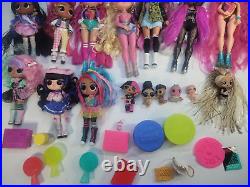LOL OMG Doll Lot of 23 Dolls & Mixed Accessories! HUGE! Super Nice! MGA Surprise