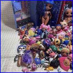 LOL Surprise OMG, Rainbow High Dolls Lot Of Dolls & Accessories