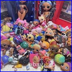 LOL Surprise OMG, Rainbow High Dolls Lot Of Dolls & Accessories