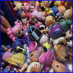 LOL Surprise OMG, Rainbow High Dolls Lot Of Dolls & Accessories