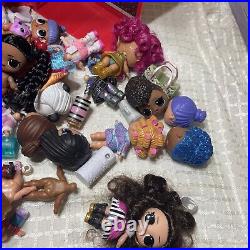 LOL Surprise OMG, Rainbow High Dolls Lot Of Dolls & Accessories