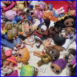 LOL Surprise OMG, Rainbow High Dolls Lot Of Dolls & Accessories