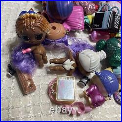 LOL Surprise OMG, Rainbow High Dolls Lot Of Dolls & Accessories