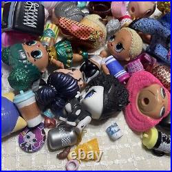 LOL Surprise OMG, Rainbow High Dolls Lot Of Dolls & Accessories